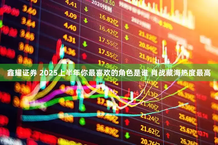 鑫耀证券 2025上半年你最喜欢的角色是谁 肖战藏海热度最高