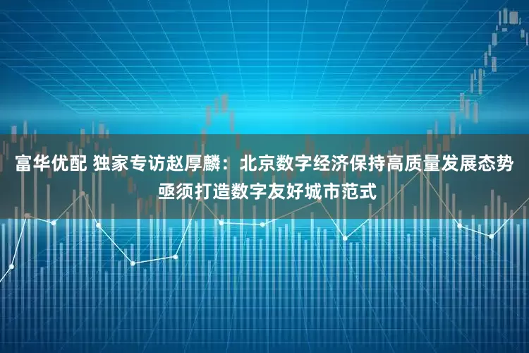 富华优配 独家专访赵厚麟：北京数字经济保持高质量发展态势 亟须打造数字友好城市范式